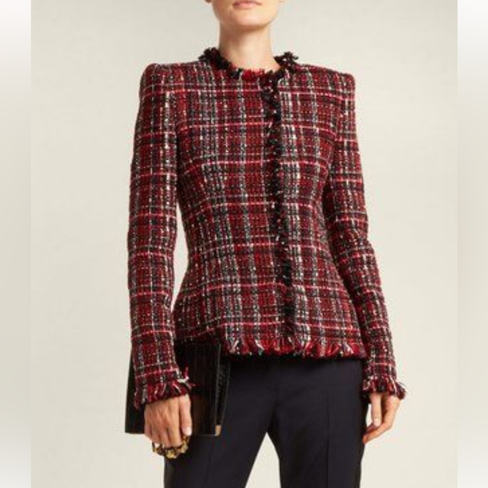 Alexander McQueen tweed jacket